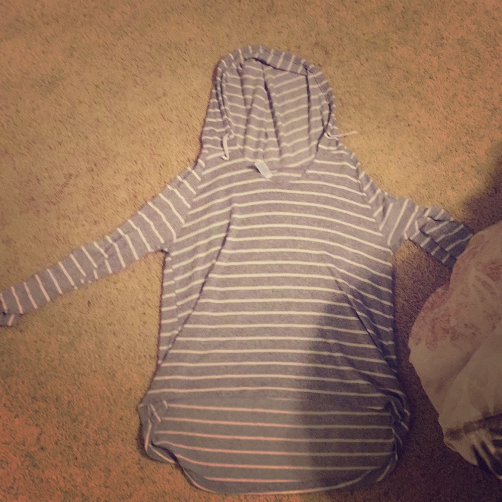 long sleeve shirt with a hoodie